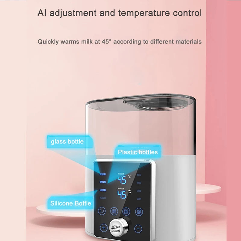 The 8-in-1 Baby Prep Station: Ultimate Fast Bottle Warmer & Steriliser