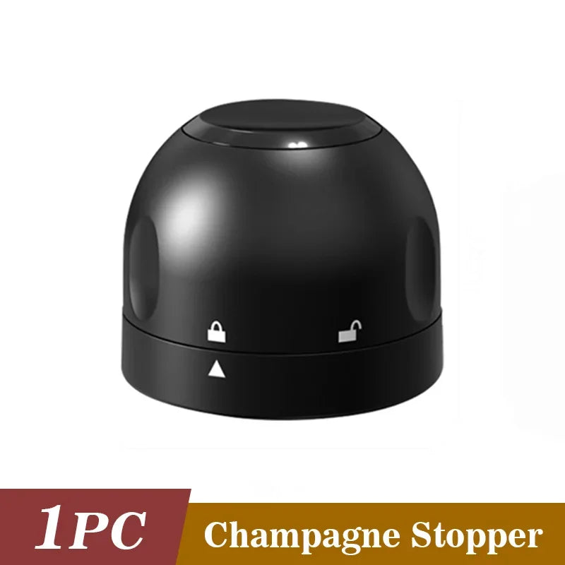 Airtight Wine & Champagne Preservation Stopper – Vacuum Seal Accessory