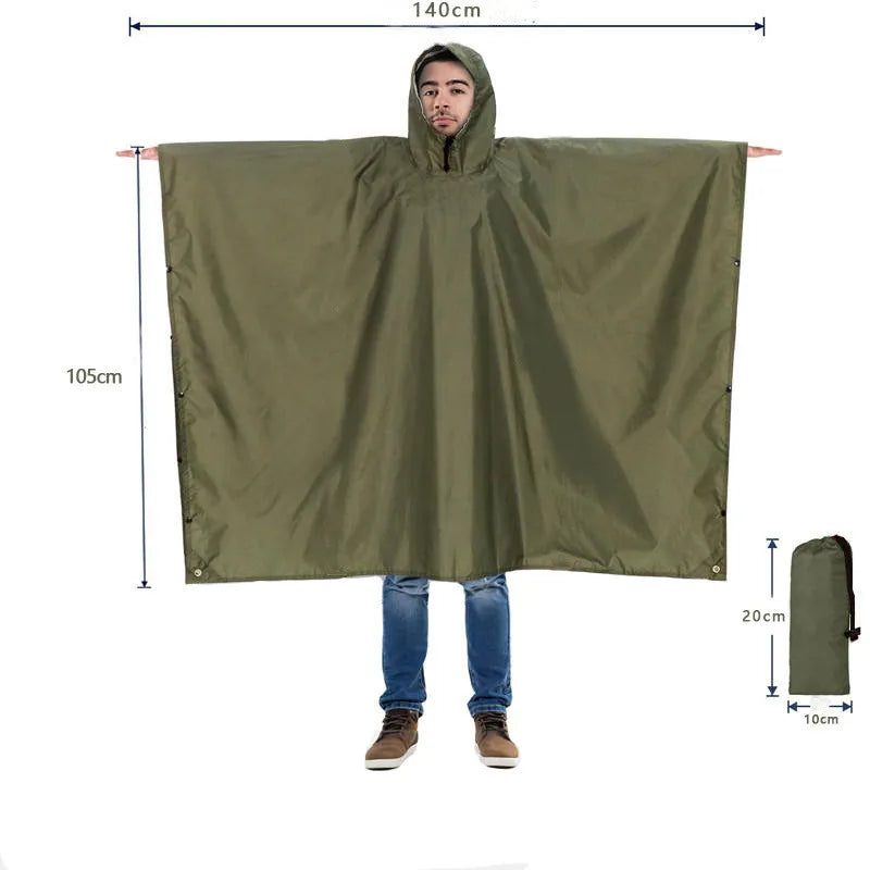 All-Weather Protection Camping & Hiking Waterproof Poncho