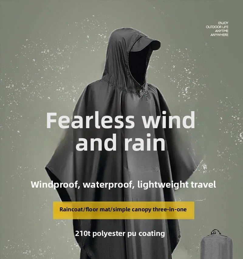 All-Weather Protection Camping & Hiking Waterproof Poncho