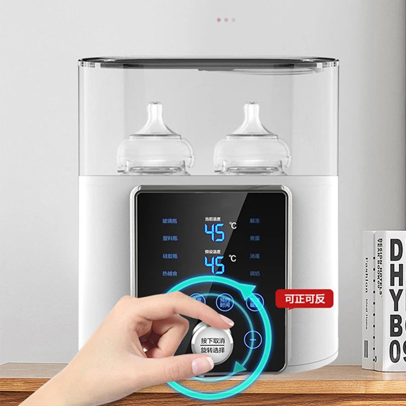 The 8-in-1 Baby Prep Station: Ultimate Fast Bottle Warmer & Steriliser