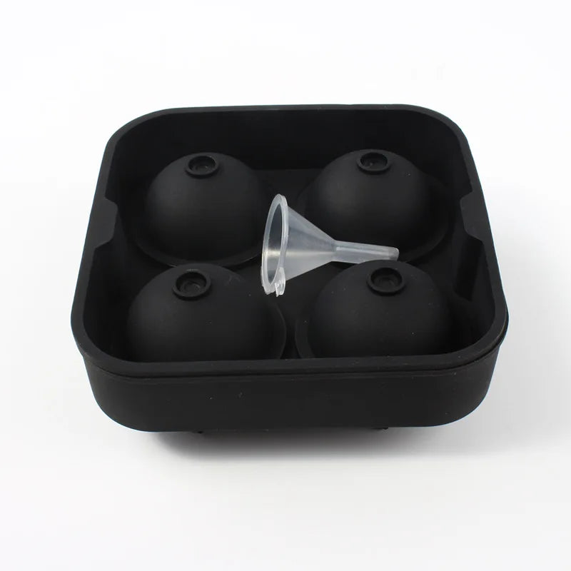 Elevate Your Drinks: Large 3D Silicone Ice Sphere Mould for Whiskey & Cocktail