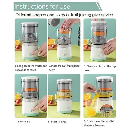 ⚡️ The 20-Second Portable Citrus Juicer: Effortless USB Power for Fresh, Quiet Juice.