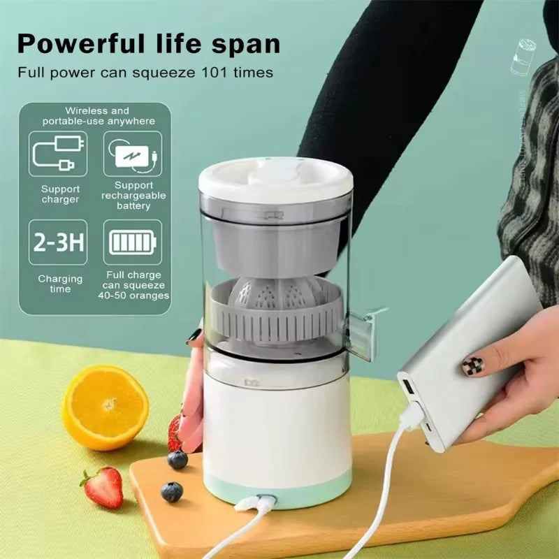 ⚡️ The 20-Second Portable Citrus Juicer: Effortless USB Power for Fresh, Quiet Juice.