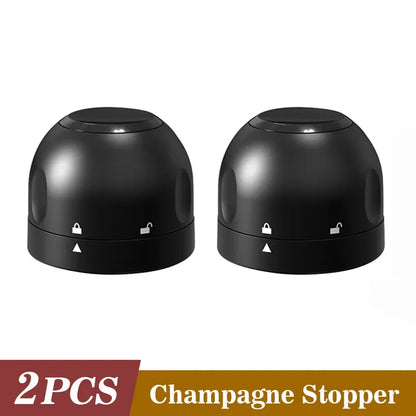 Airtight Wine & Champagne Preservation Stopper – Vacuum Seal Accessory