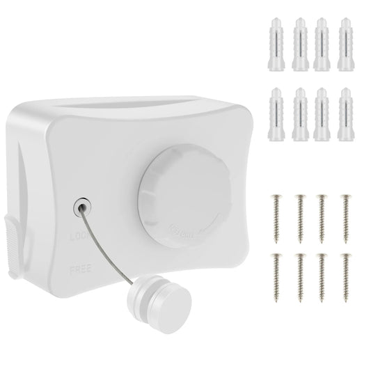 5M Retractable Wall-Mounted Clothesline – Invisible, Durable & Space-Saving for Easy Drying
