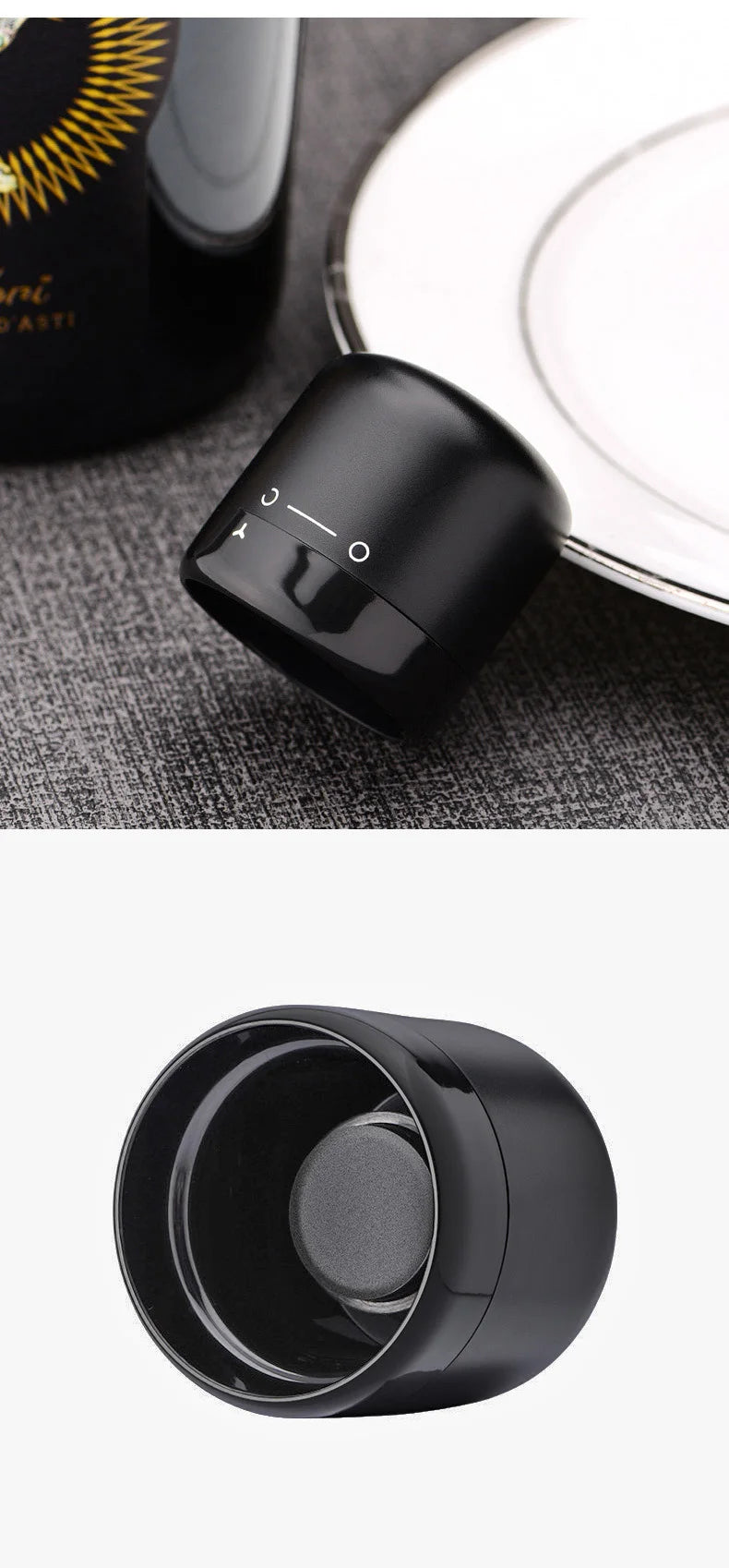 Airtight Wine & Champagne Preservation Stopper – Vacuum Seal Accessory