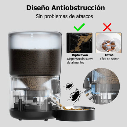 No more waste or missed meals with the 4L Smart Pet Food Feeder