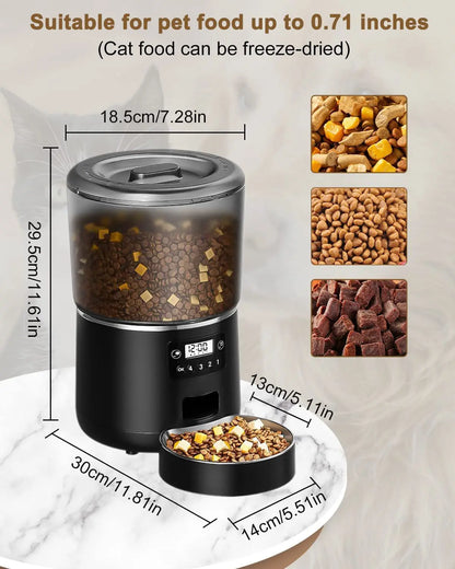 No more waste or missed meals with the 4L Smart Pet Food Feeder