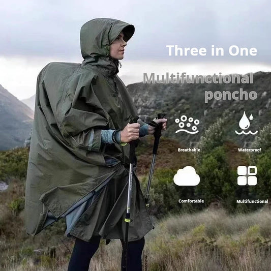 All-Weather Protection Camping & Hiking Waterproof Poncho