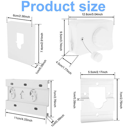 5M Retractable Wall-Mounted Clothesline – Invisible, Durable & Space-Saving for Easy Drying