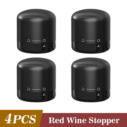 Airtight Wine & Champagne Preservation Stopper – Vacuum Seal Accessory
