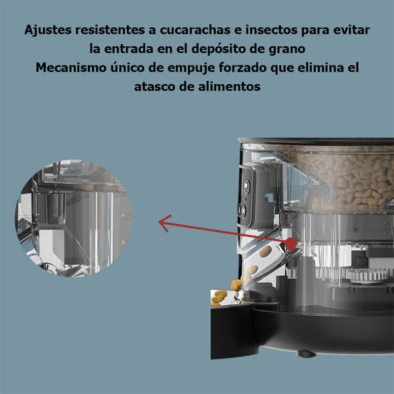 No more waste or missed meals with the 4L Smart Pet Food Feeder