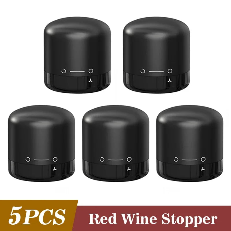 Airtight Wine & Champagne Preservation Stopper – Vacuum Seal Accessory
