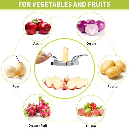 Heavy-Duty 12-Slice Stainless Steel Apple Corer