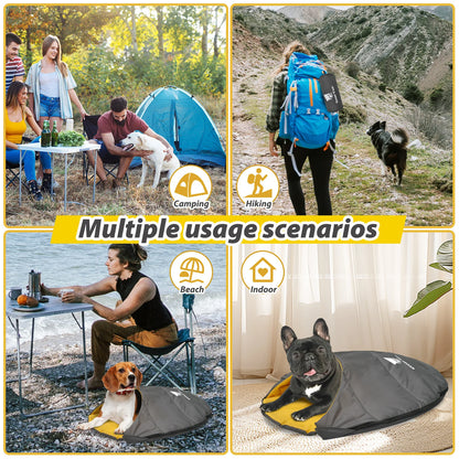 Cosy Adventures Foldable Hooded Pet Sleeping Bag Outdoor & Home