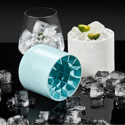 The Effortless 'Pop & Drop' Silicone Ice Bucket Maker