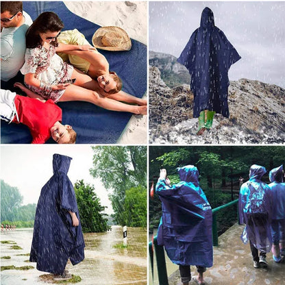 All-Weather Protection Camping & Hiking Waterproof Poncho