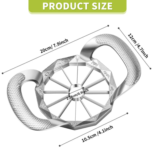Heavy-Duty 12-Slice Stainless Steel Apple Corer