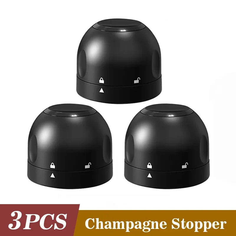 Airtight Wine & Champagne Preservation Stopper – Vacuum Seal Accessory