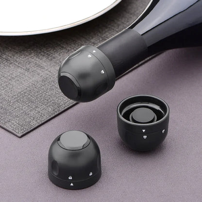 Airtight Wine & Champagne Preservation Stopper – Vacuum Seal Accessory
