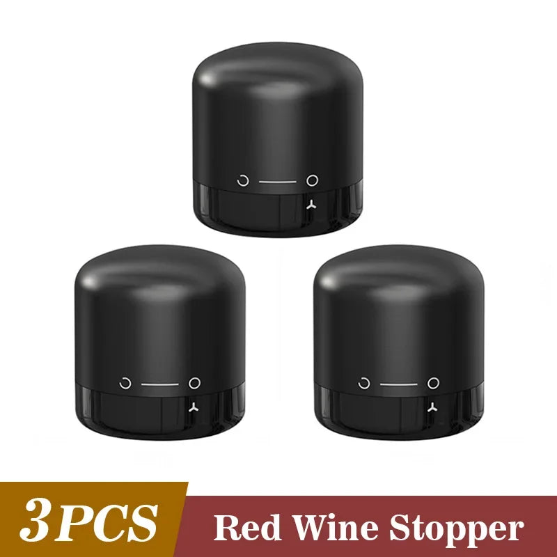 Airtight Wine & Champagne Preservation Stopper – Vacuum Seal Accessory