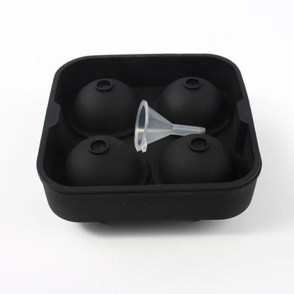 Elevate Your Drinks: Large 3D Silicone Ice Sphere Mould for Whiskey & Cocktail